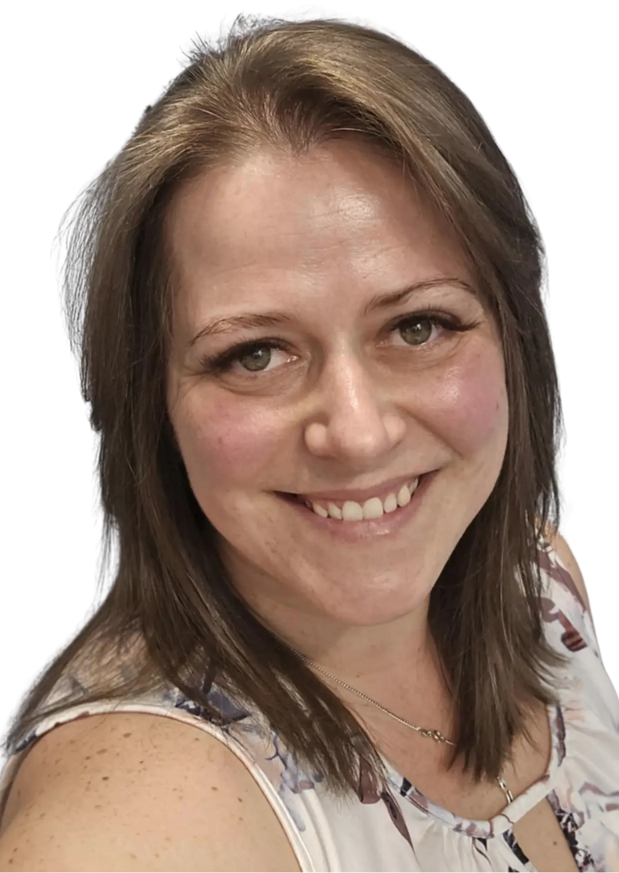 Portrait de Nadia Beauvais, fondatrice de NBAV et artiste virtuelle spécialisée en signets commémoratifs personnalisés et graphisme. Portrait de la créatrice – design émotionnel, création graphique – identité visuelle personnalisée